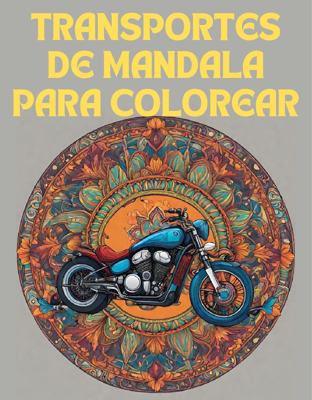 TRANSPORTES DE MANDALA PARA COLOREAR